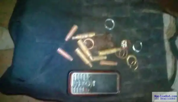 See what troops recovered from armed bandits in clearance operation.